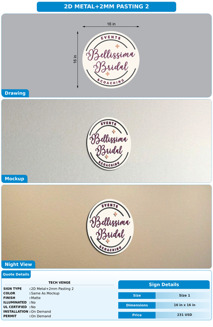 CUSTOM MOCKUP SIGN FOR Tech Venge