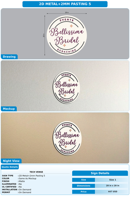 CUSTOM MOCKUP SIGN FOR Tech Venge