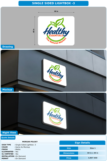CUSTOM MOCKUP SIGN FOR Morgan Polsky