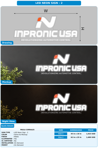CUSTOM MOCKUP SIGN FOR Paula Corrales