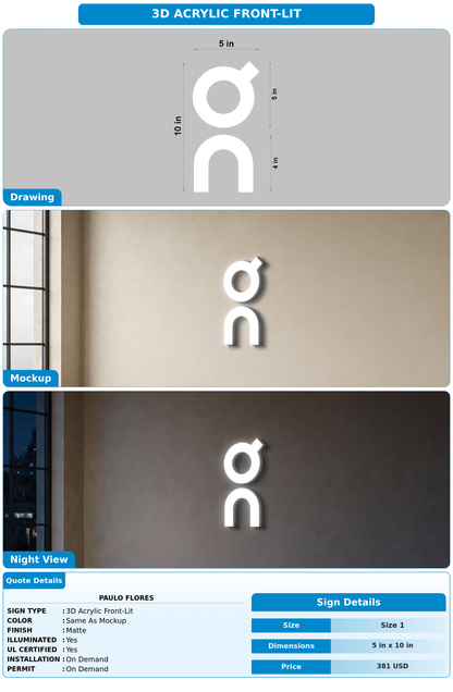 CUSTOM MOCKUP SIGN FOR Paulo Flores