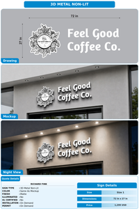 CUSTOM MOCKUP SIGN FOR Richard Fink