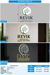 CUSTOM MOCKUP SIGN FOR George vergara