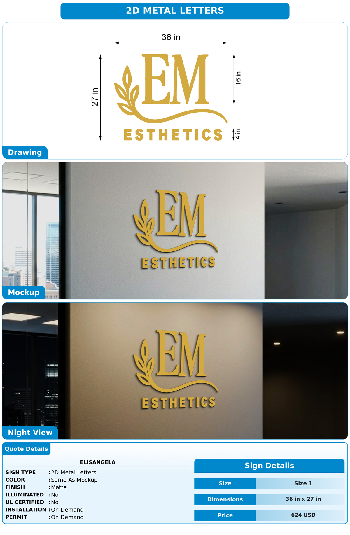 CUSTOM MOCKUP SIGN FOR elisangela