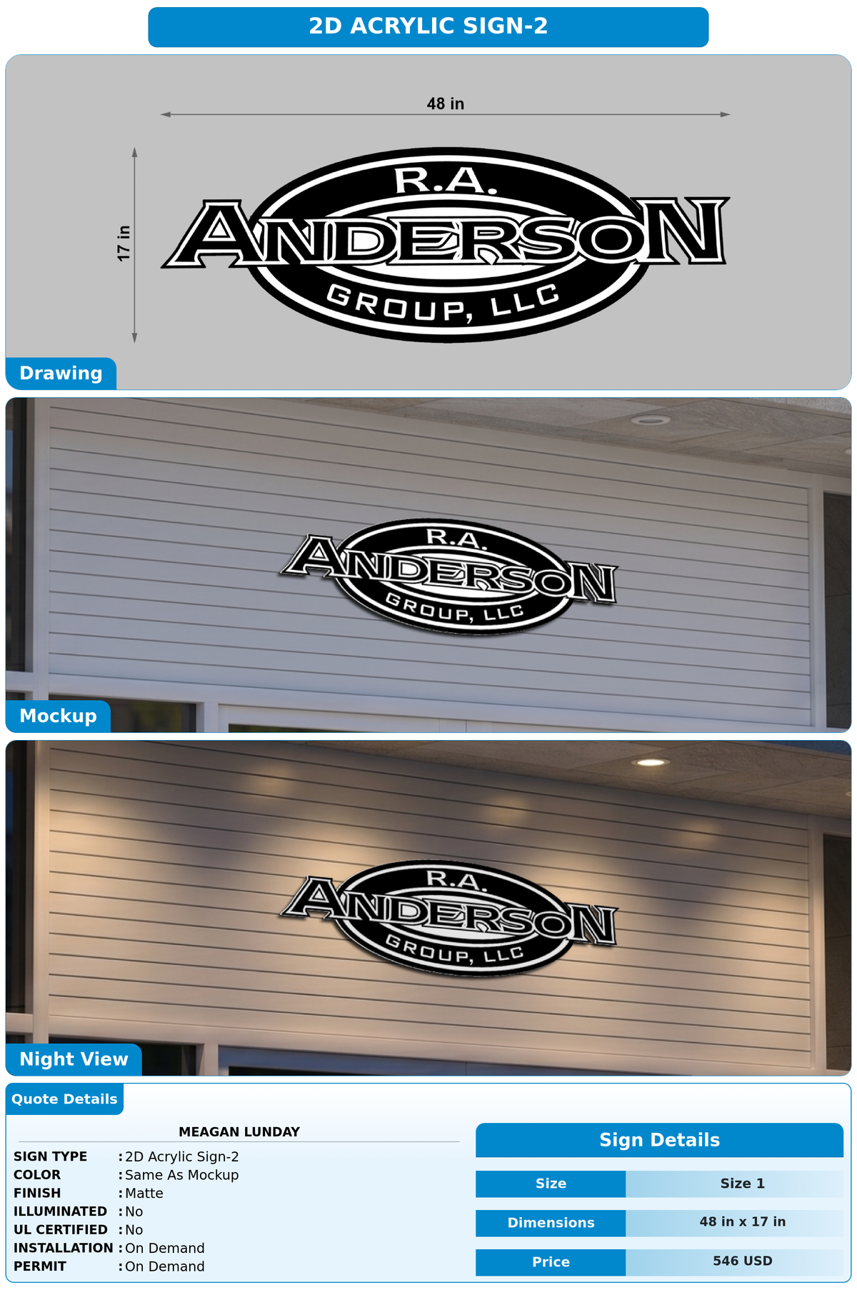 CUSTOM MOCKUP SIGN FOR meagan lunday