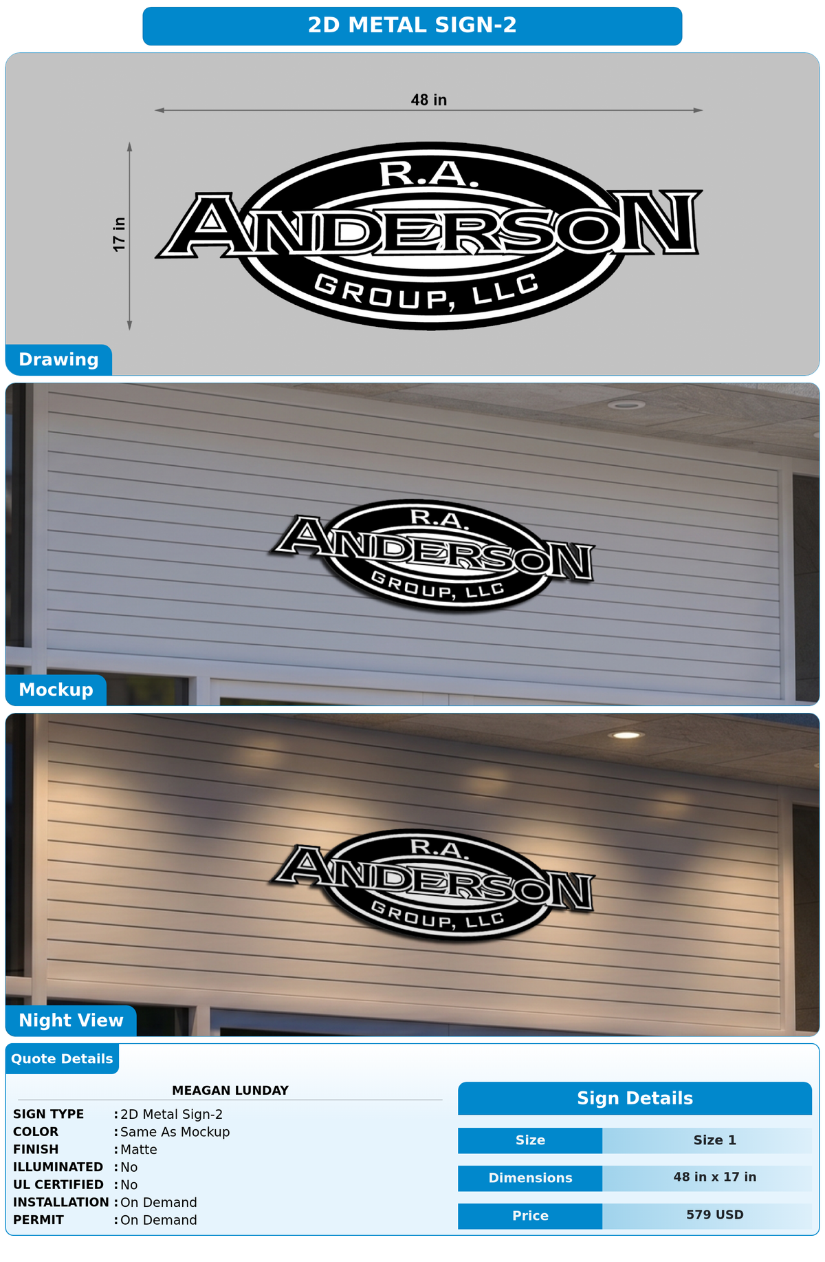 CUSTOM MOCKUP SIGN FOR meagan lunday