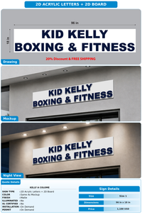 CUSTOM MOCKUP SIGN FOR Kelly A Colome