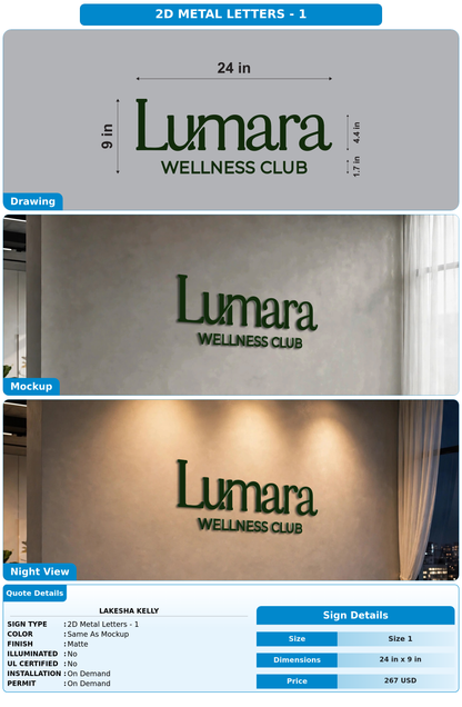 CUSTOM MOCKUP SIGN FOR Lakesha Kelly