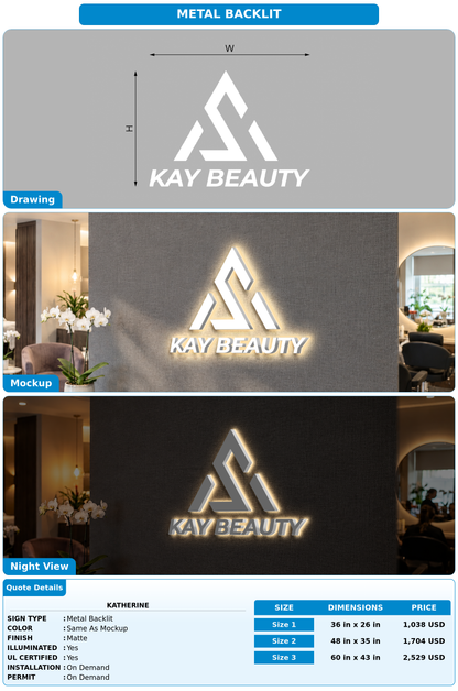 CUSTOM MOCKUP SIGN FOR katherine