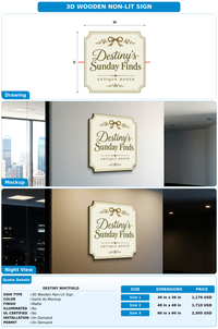 CUSTOM MOCKUP SIGN FOR Destiny Whitfield