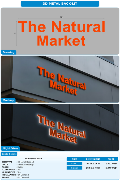 CUSTOM MOCKUP SIGN FOR Morgan Polsky