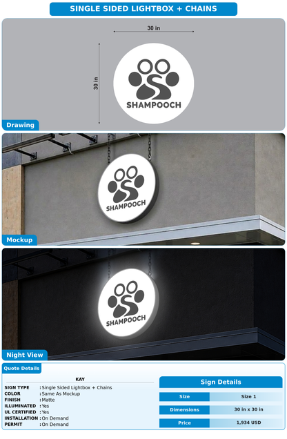 CUSTOM MOCKUP SIGN FOR Kay