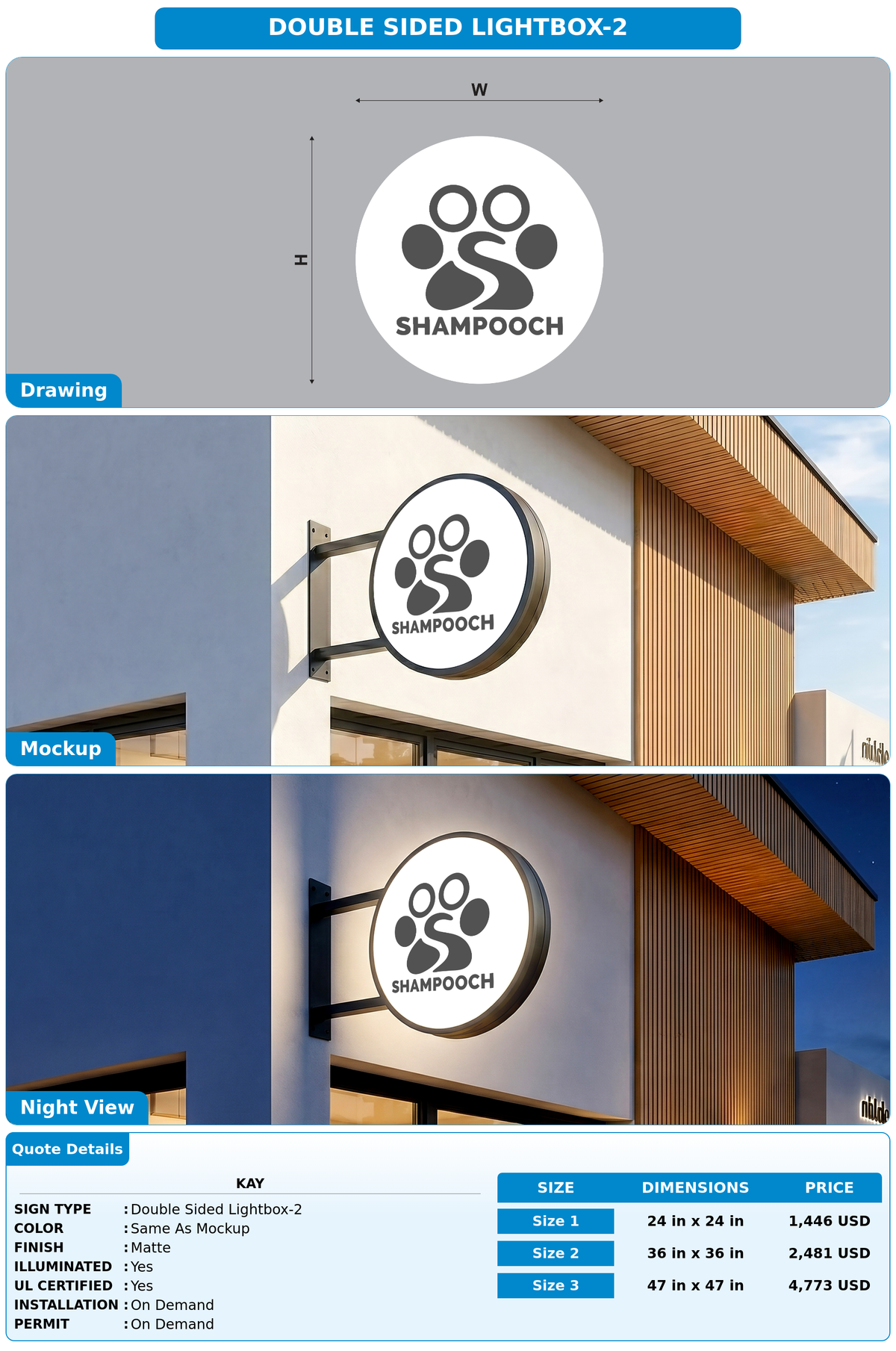 CUSTOM MOCKUP SIGN FOR Kay
