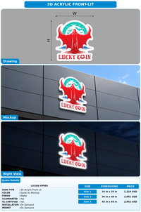CUSTOM MOCKUP SIGN FOR Lucian Oprea