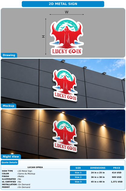 CUSTOM MOCKUP SIGN FOR Lucian Oprea