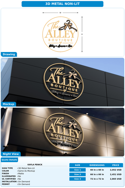 CUSTOM MOCKUP SIGN FOR Kayla Penick