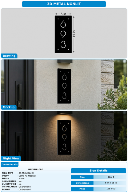 CUSTOM MOCKUP SIGN FOR Hayden Lord