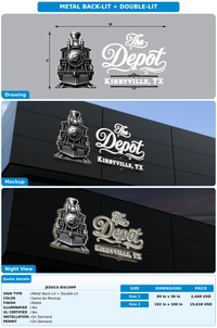 CUSTOM MOCKUP SIGN FOR Jessica Biscamp