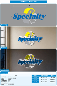 CUSTOM MOCKUP SIGN FOR Nick