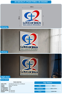 CUSTOM MOCKUP SIGN FOR Todd Drayton