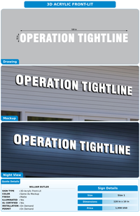 CUSTOM MOCKUP SIGN FOR William Butler