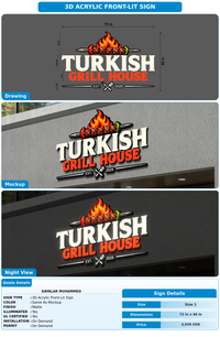 CUSTOM MOCKUP SIGN FOR Kayalar Muhammed
