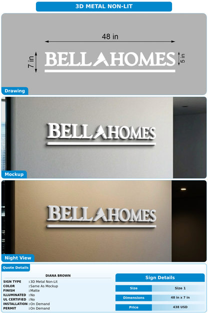 CUSTOM MOCKUP SIGN FOR Diana Brown