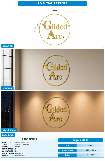 CUSTOM MOCKUP SIGN FOR Sheila Gertson