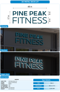 CUSTOM MOCKUP SIGN FOR Andrea