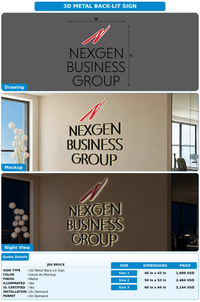 CUSTOM MOCKUP SIGN FOR JEN BRUCK