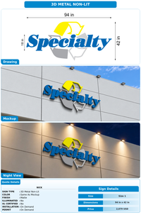 CUSTOM MOCKUP SIGN FOR Nick