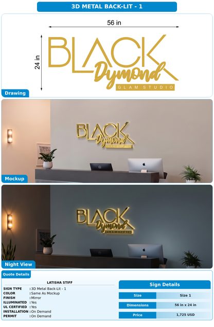 CUSTOM MOCKUP SIGN FOR Latisha Stiff