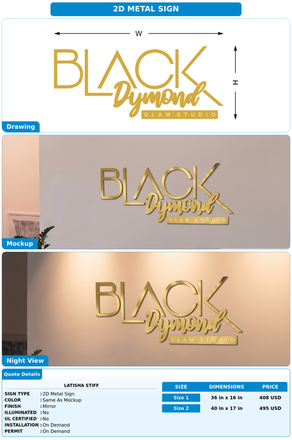 CUSTOM MOCKUP SIGN FOR Latisha Stiff