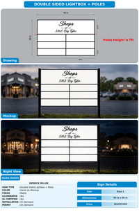 CUSTOM MOCKUP SIGN FOR Derrick Miller