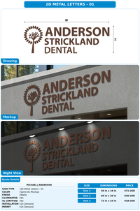CUSTOM MOCKUP SIGN FOR MICHAEL J ANDERSON