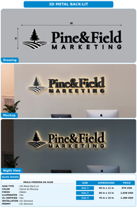 CUSTOM MOCKUP SIGN FOR Paola Ferreira da Silva