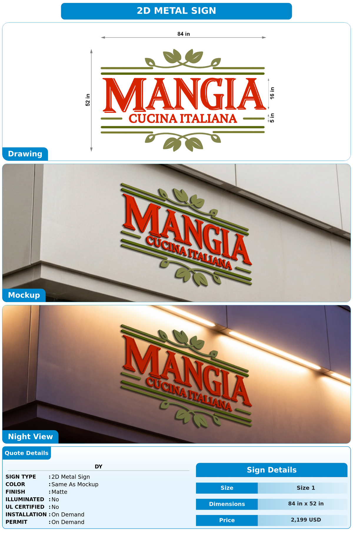 CUSTOM MOCKUP SIGN FOR Dy