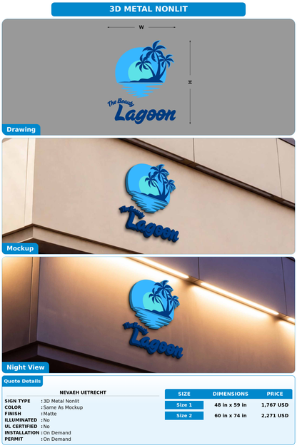 CUSTOM MOCKUP SIGN FOR Nevaeh Uetrecht