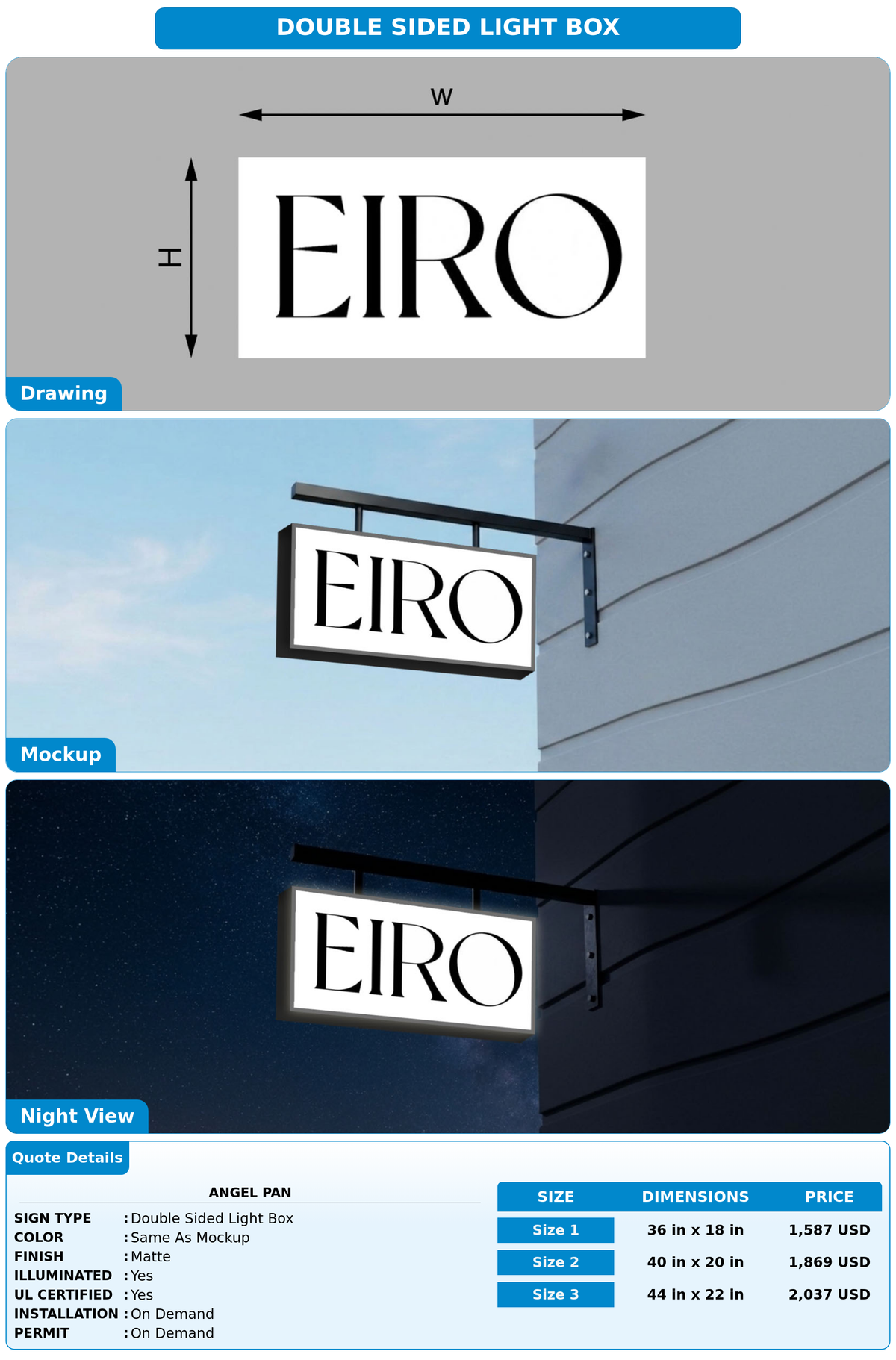 CUSTOM MOCKUP SIGN FOR Angel Pan
