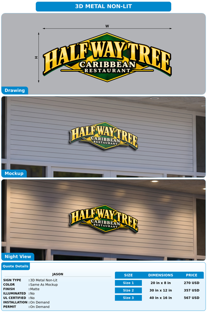CUSTOM MOCKUP SIGN FOR jason