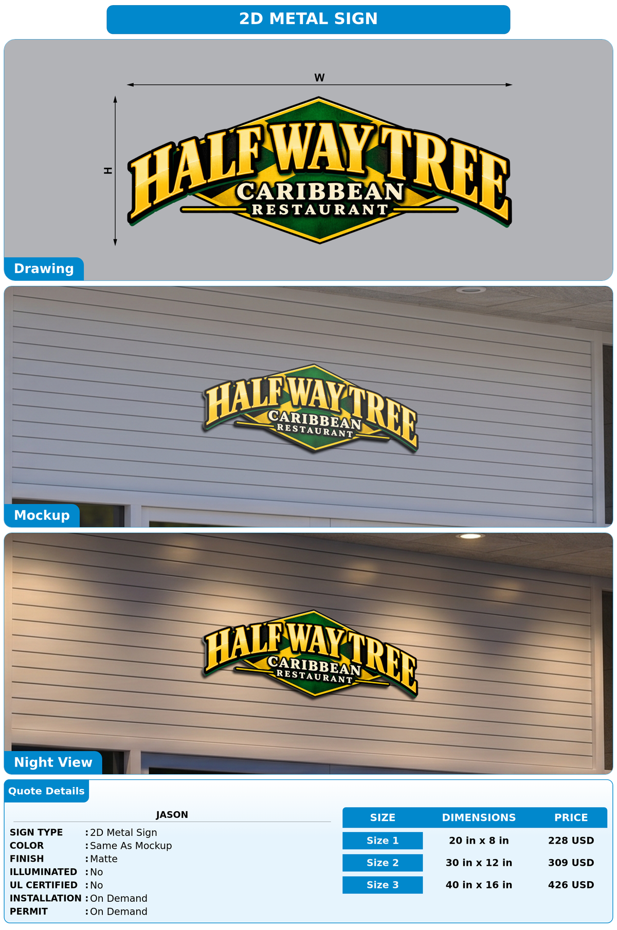 CUSTOM MOCKUP SIGN FOR jason