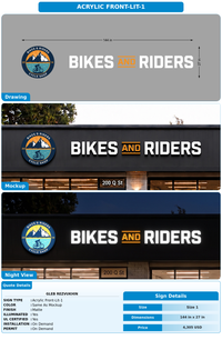 CUSTOM MOCKUP SIGN FOR Gleb Rezvukhin