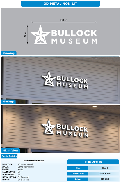 CUSTOM MOCKUP SIGN FOR Darrian robinson