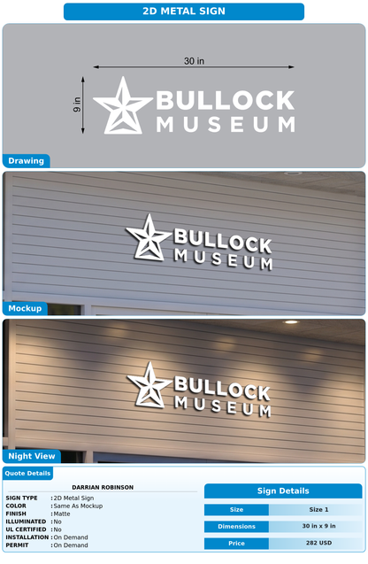 CUSTOM MOCKUP SIGN FOR Darrian robinson