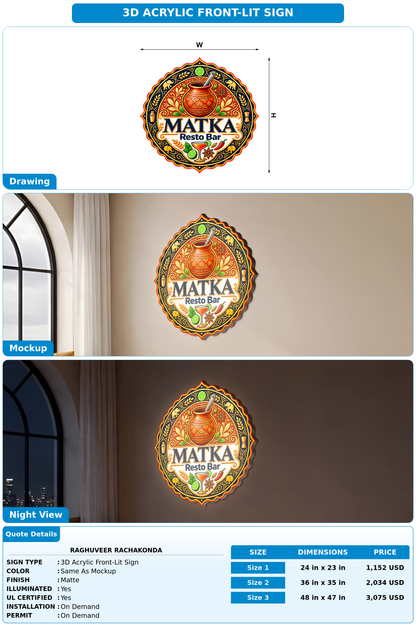CUSTOM MOCKUP SIGN FOR RAGHUVEER RACHAKONDA