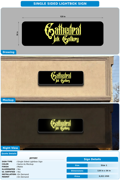 CUSTOM MOCKUP SIGN FOR Jeffery