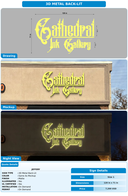 CUSTOM MOCKUP SIGN FOR Jeffery