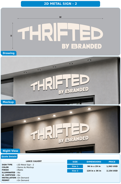 CUSTOM MOCKUP SIGN FOR lance calvert