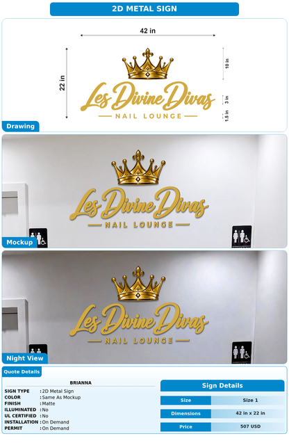 CUSTOM MOCKUP SIGN FOR brianna