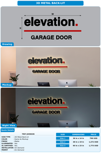 CUSTOM MOCKUP SIGN FOR Trey Johnson